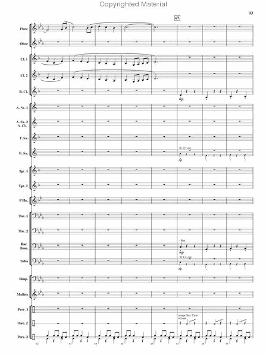 Stargazer Concert Band scores gallery preview page 12