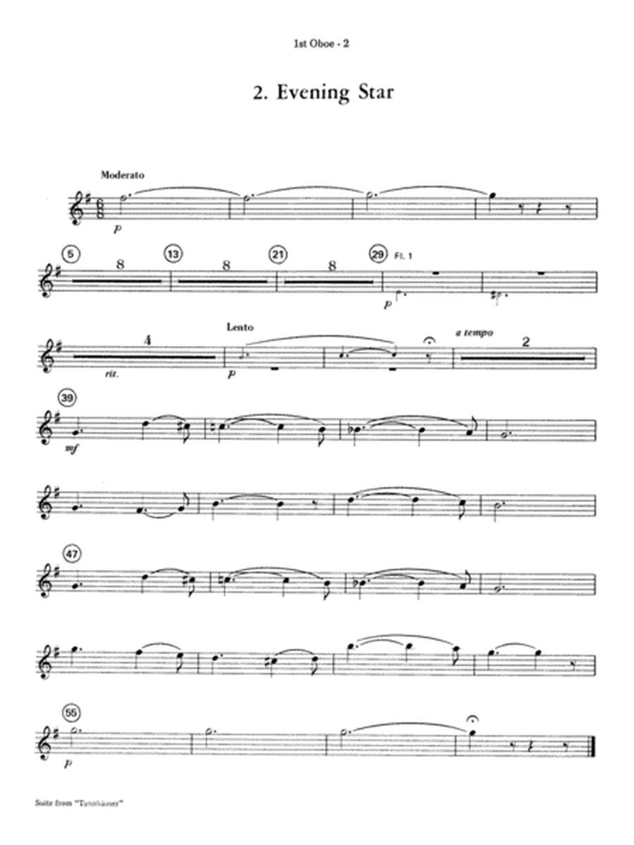 Suite from Tannhäuser: Oboe