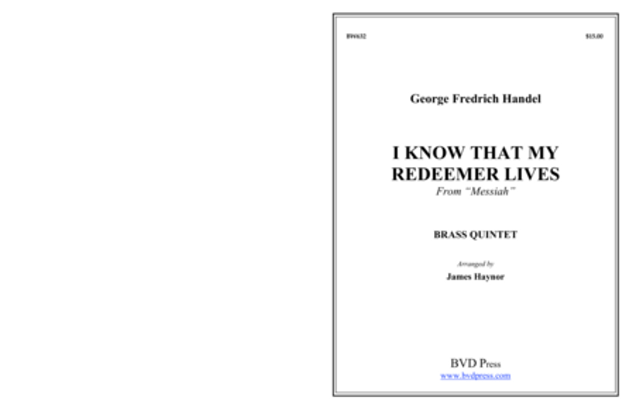 I Know That My Redeemer Lives Brass Quintet scores gallery preview page 1