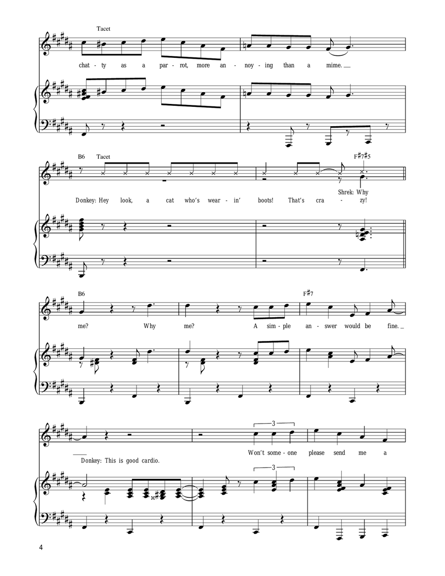 Travel Song Piano, Vocal, Guitar scores gallery preview page 4