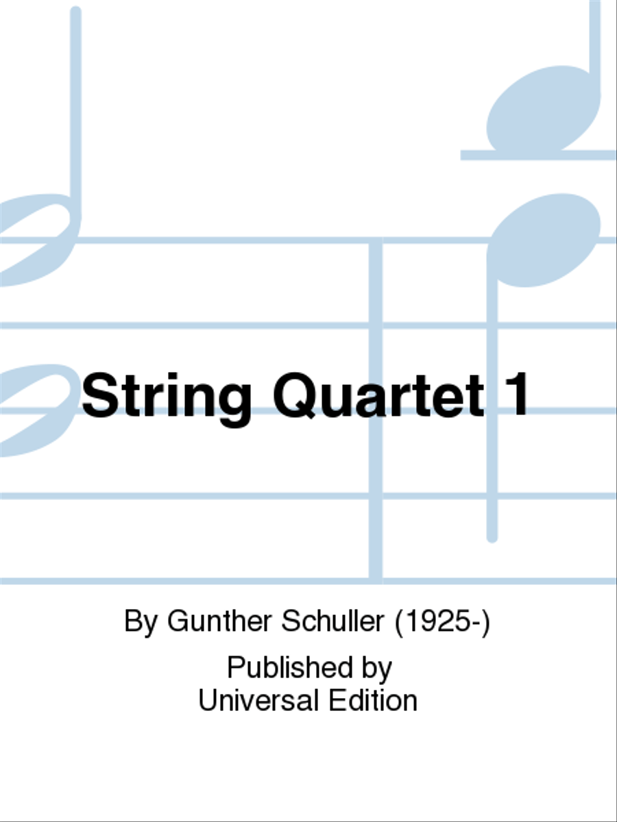 String Quartet 1 String Quartet scores gallery preview page 1