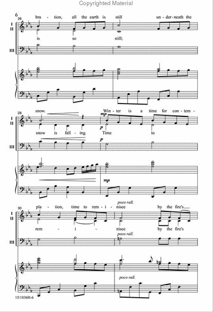 Winter is a Quiet Celebration 3-Part scores gallery preview page 6