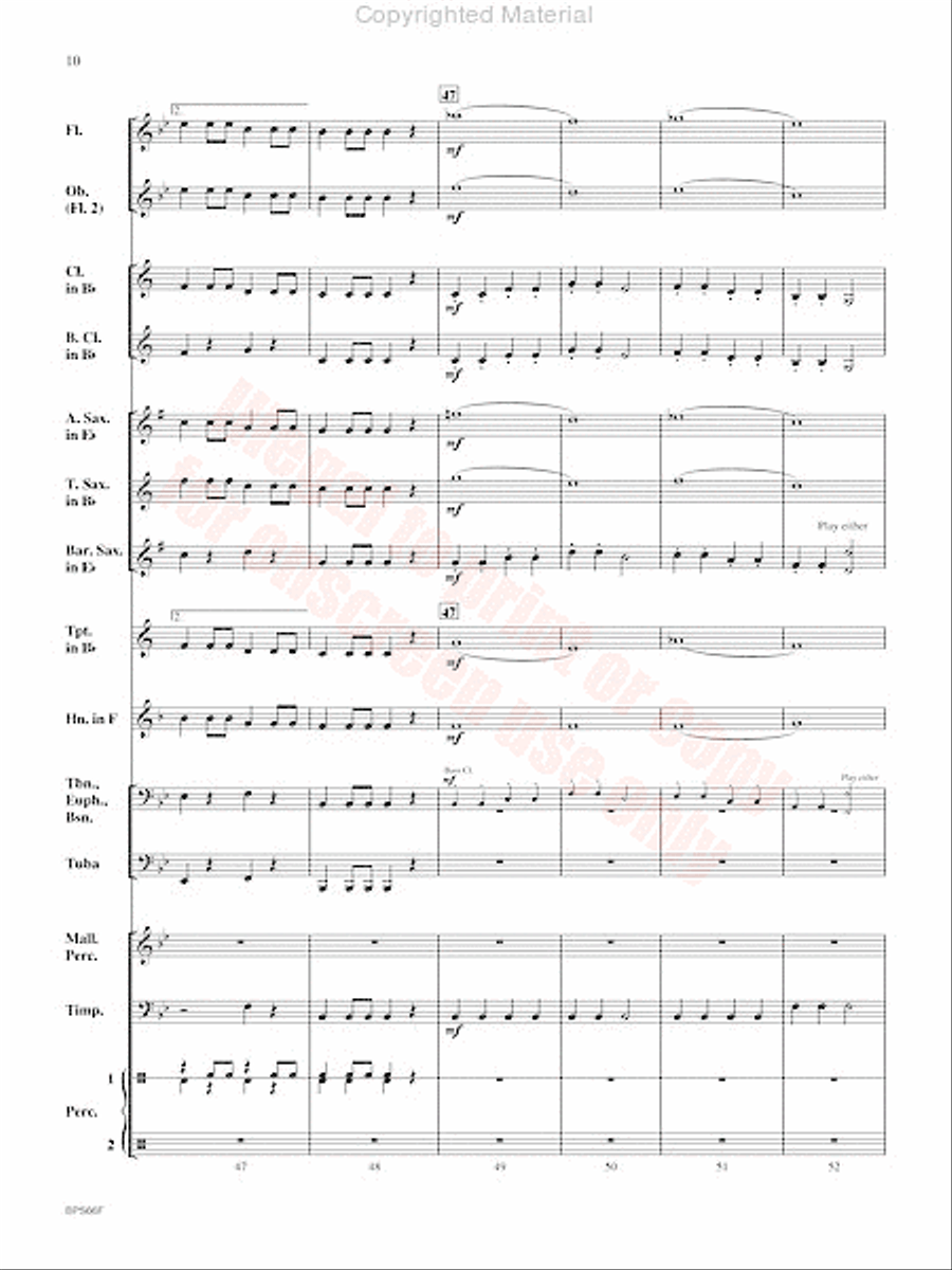 Haydn Seek Surprise Concert Band scores gallery preview page 11