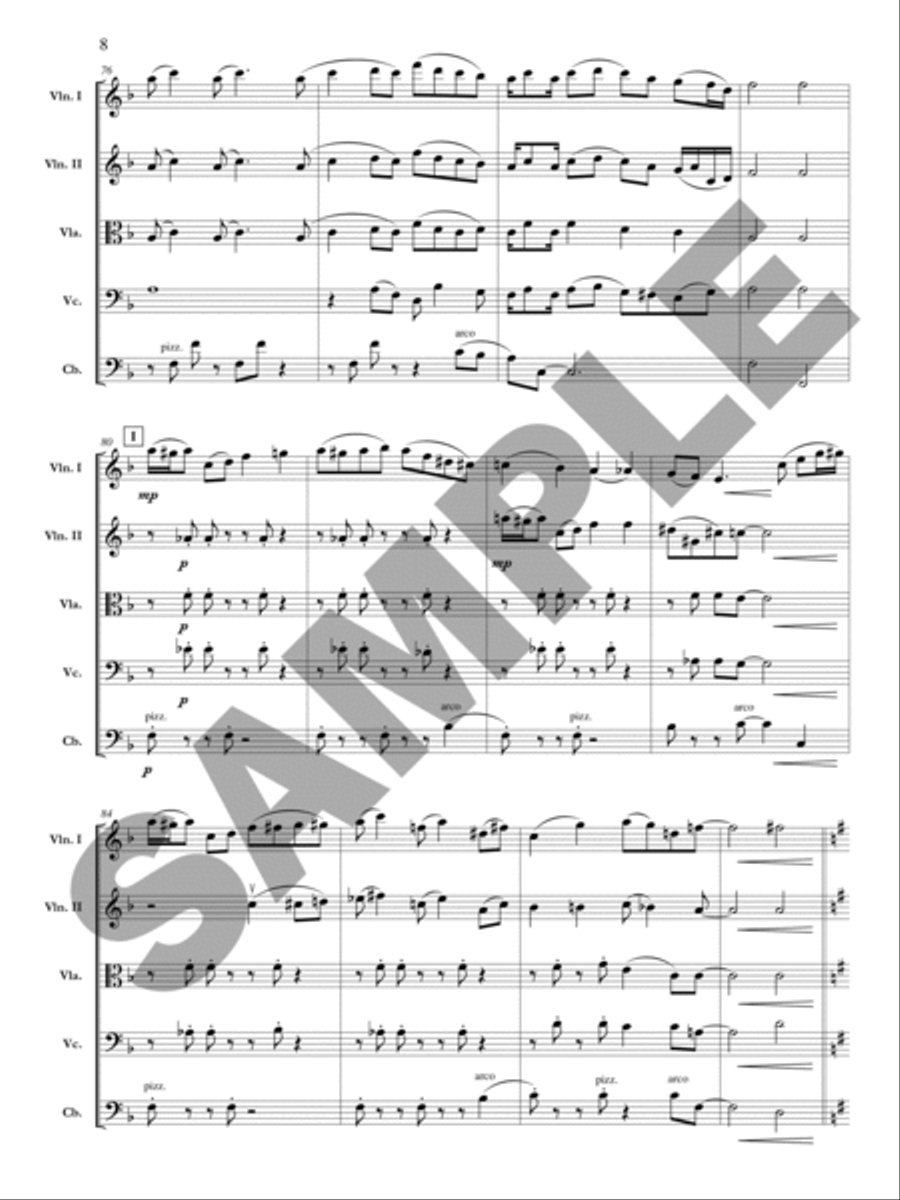 Ride that Chariot Orchestra scores gallery preview page 9