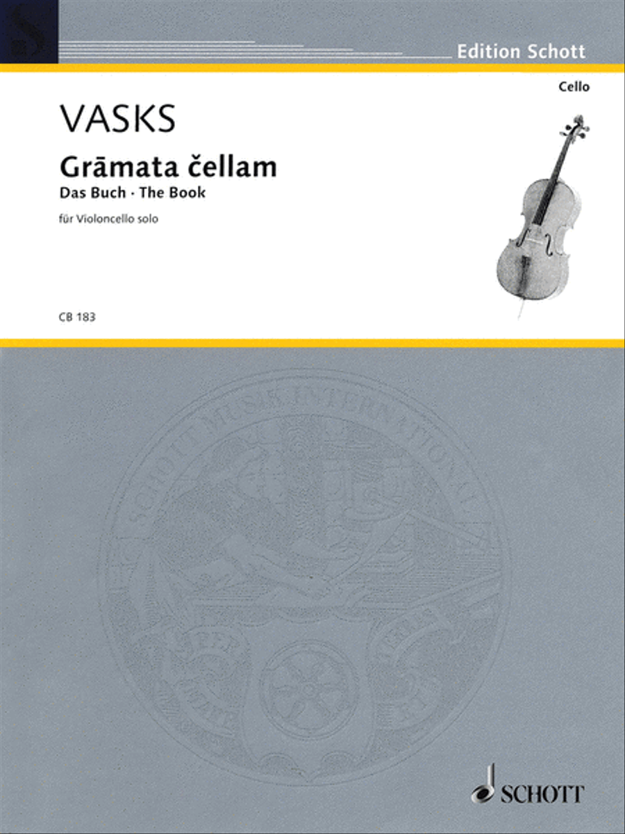 Gramata Cellam Cello Solo scores gallery preview page 1