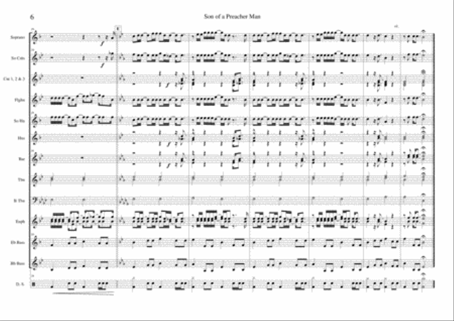 Son Of A Preacher Man Small Ensemble scores gallery preview page 6