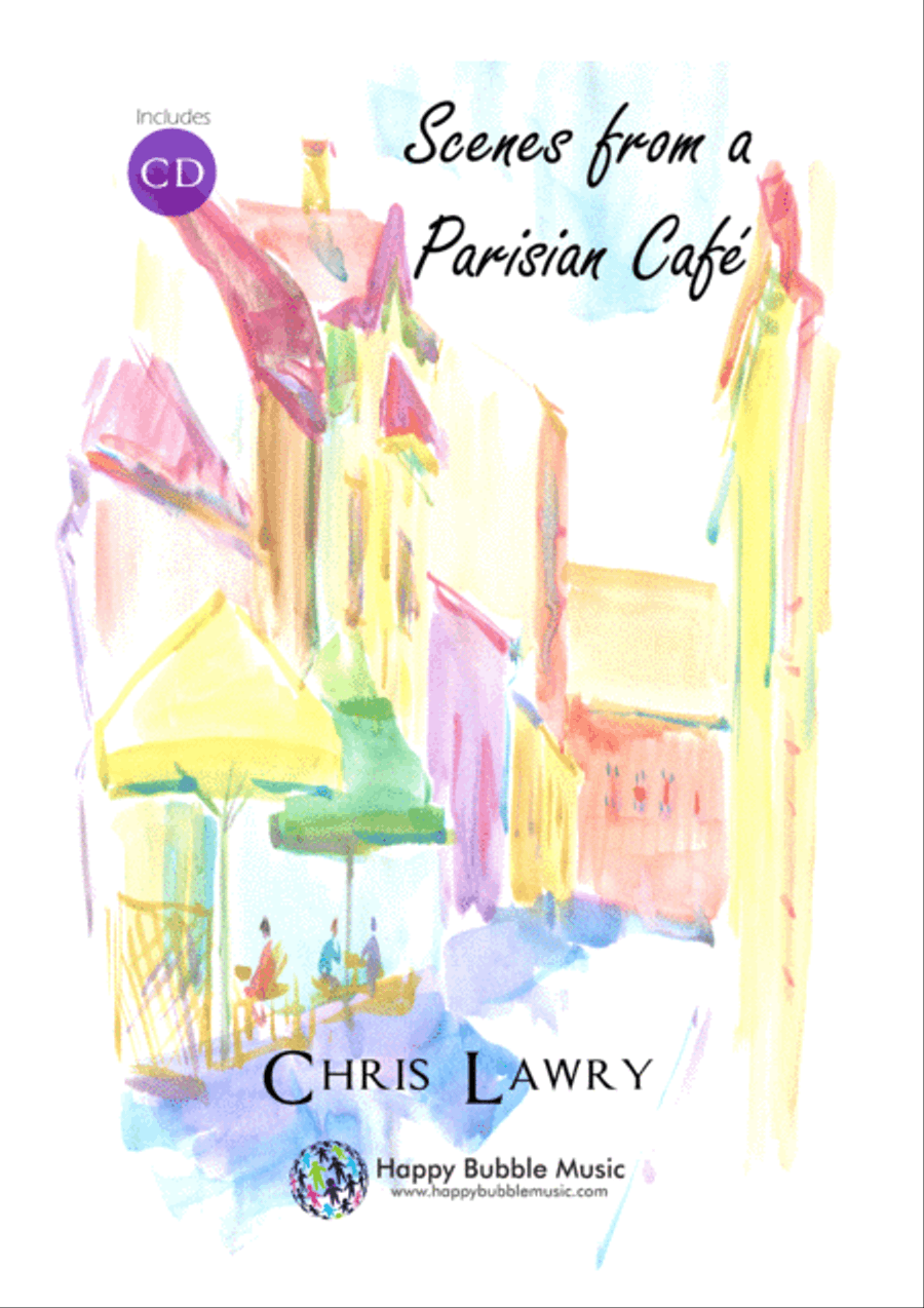 Scenes from a Parisian Cafe - Alto Saxophone & Piano - Complete Score of 14 Short Concert Pieces Alto Saxophone scores gallery preview page 3