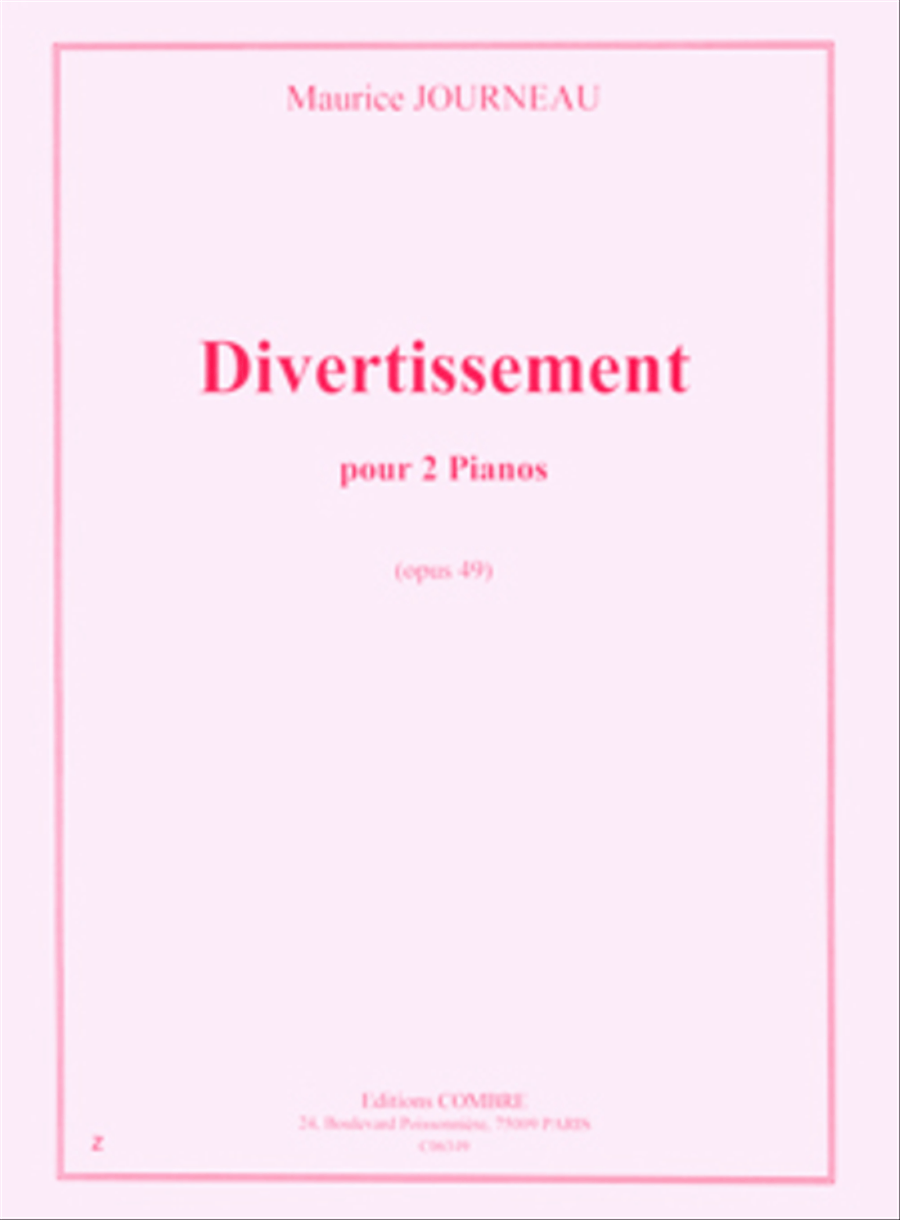 Divertissement Op. 49 Piano scores gallery preview page 1