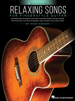 Book cover for Relaxing Songs for Fingerstyle Guitar