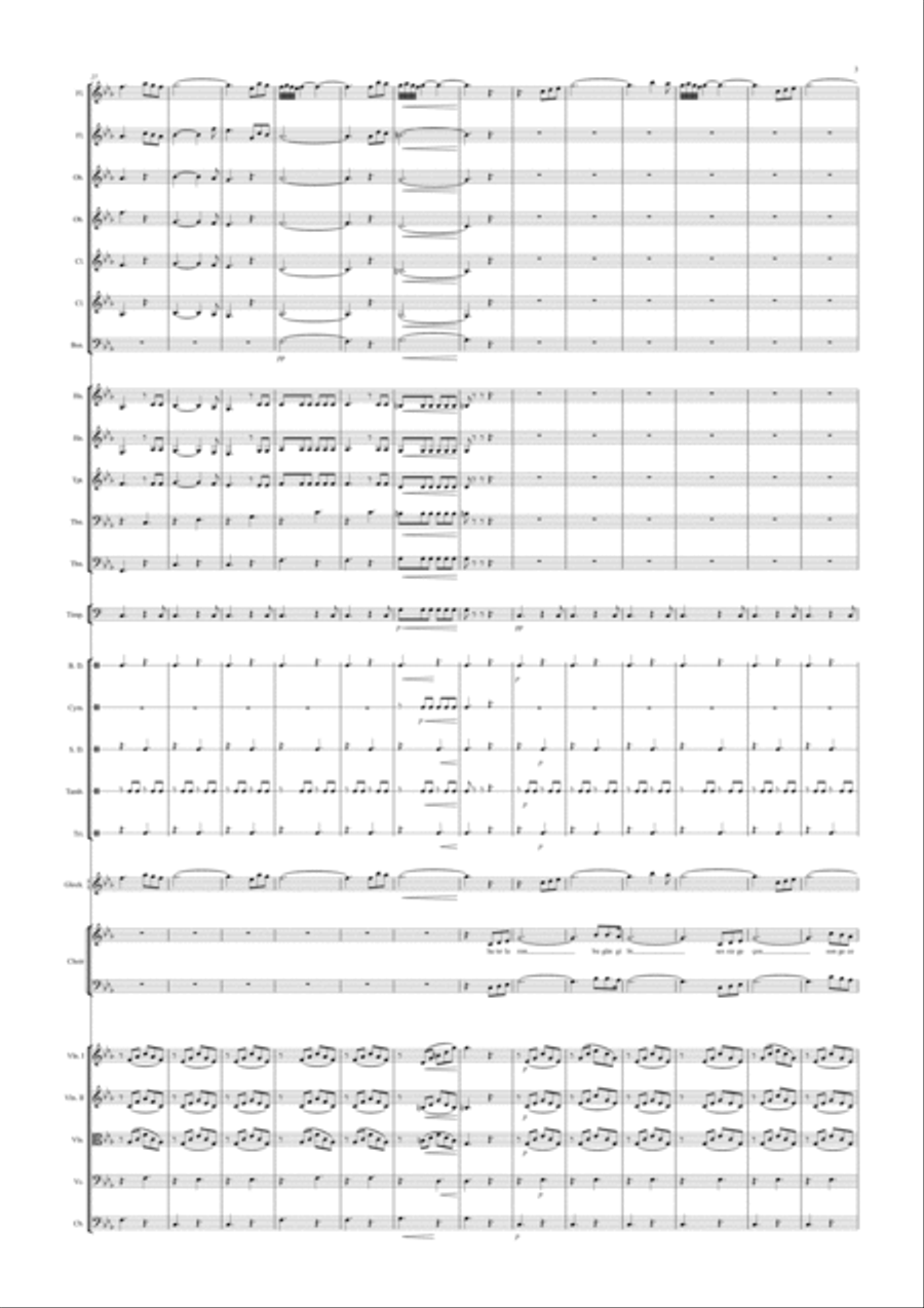 Kol Dugmeleri Full Orchestra scores gallery preview page 3