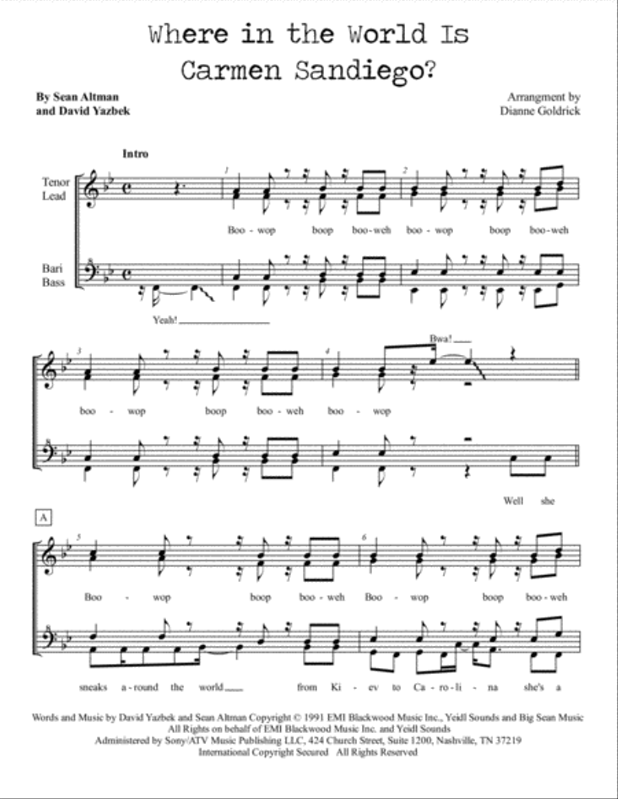 Where In The World Is Carmen Sandiego? SSAA scores gallery preview page 1