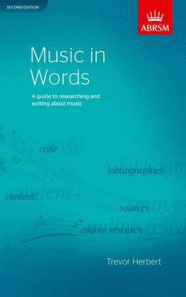 Book cover for Music in Words, Second Edition