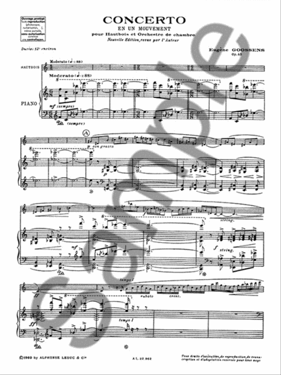 Concerto En 1 Mouvement Op. 45 Piano Accompaniment scores gallery preview page 2