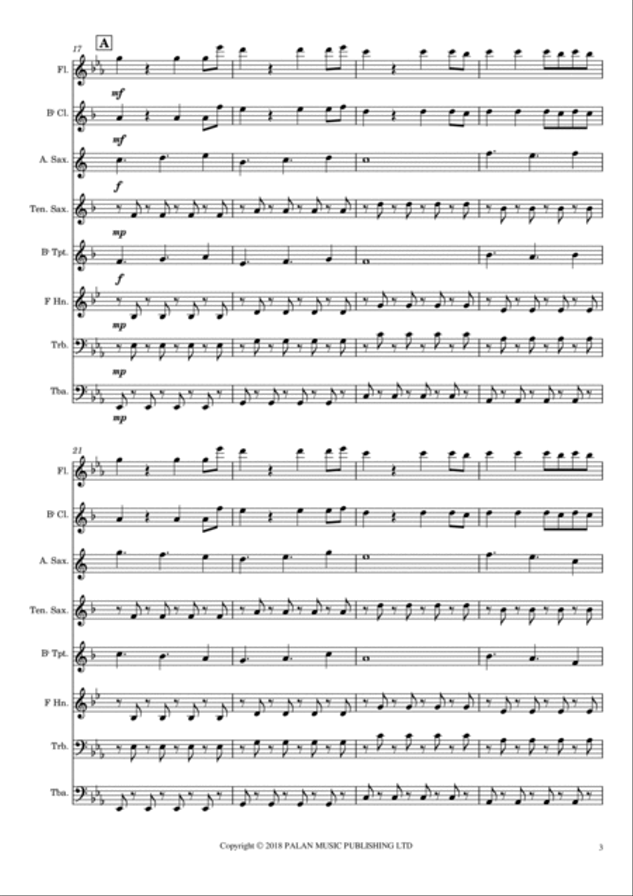 Bla Bla Bla Large Ensemble scores gallery preview page 3