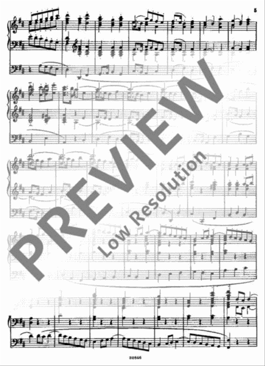 Grand Choeur in D Organ scores gallery preview page 6