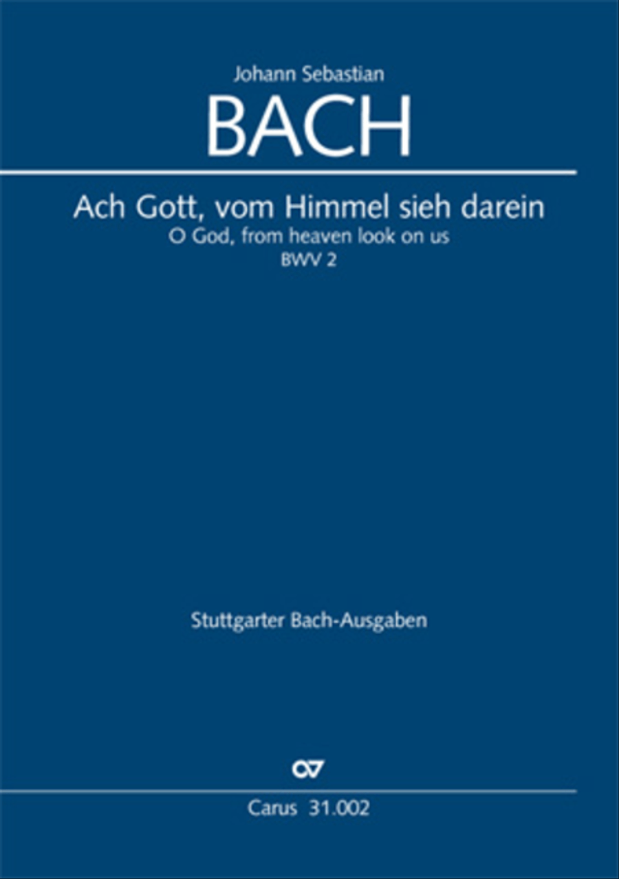 O God, from heaven look on us (Ach Gott, vom Himmel sieh darein) ATB scores gallery preview page 1