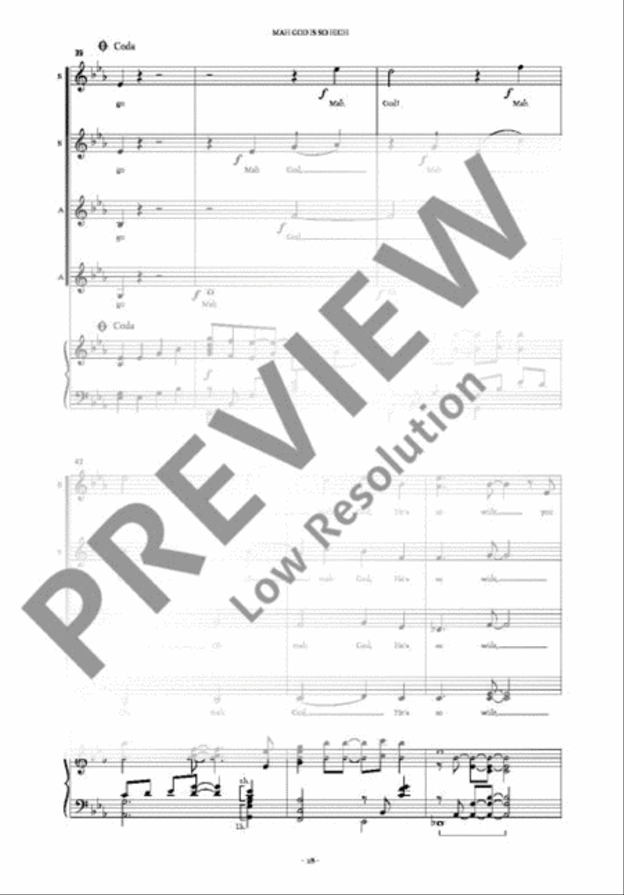 Mah God is so High Mah God is so High SSAA scores gallery preview page 7