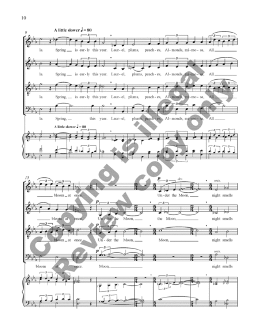 The Spring of Life (Le printemps de la vie) A Cappella scores gallery preview page 23