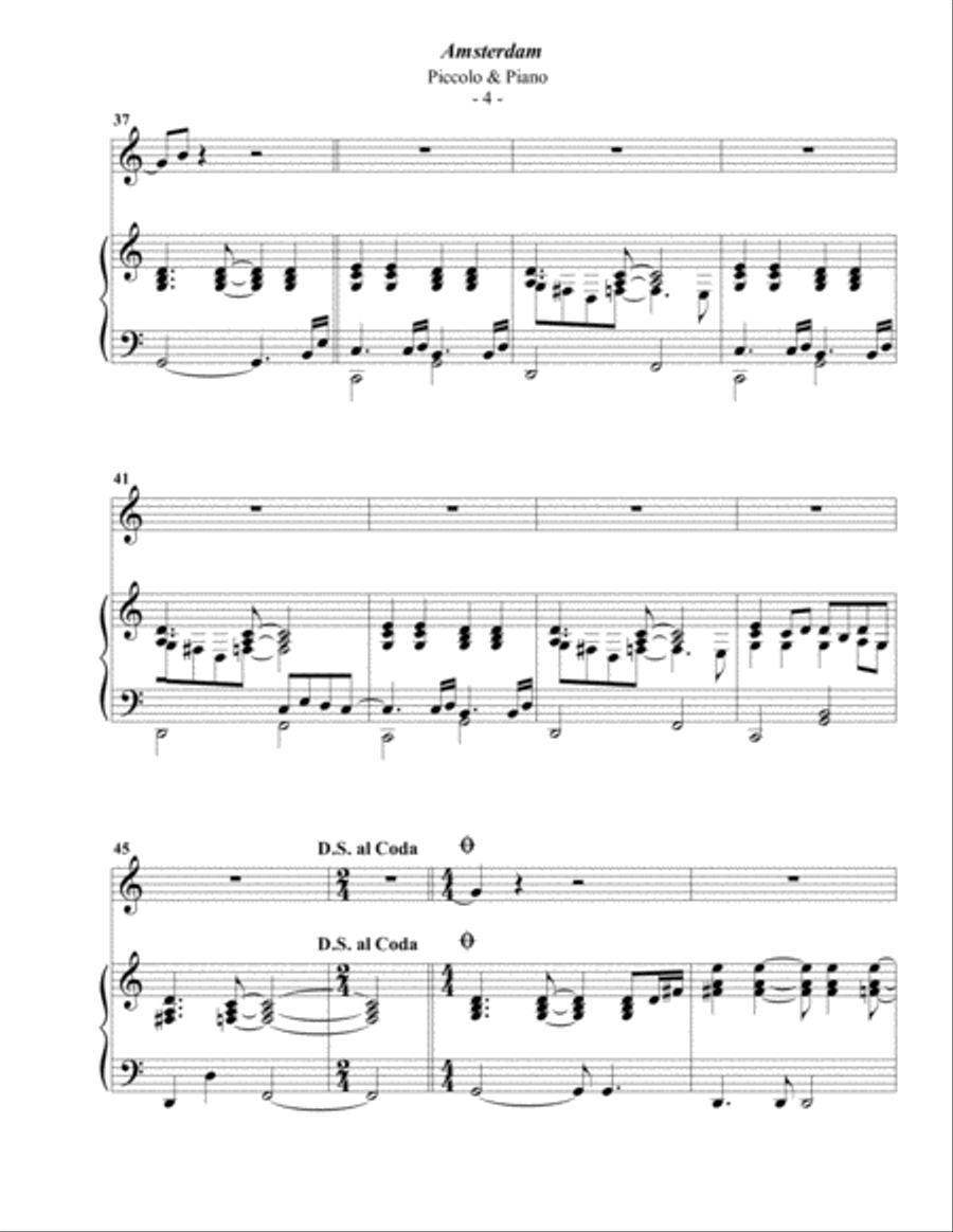 Amsterdam Flute Solo scores gallery preview page 4