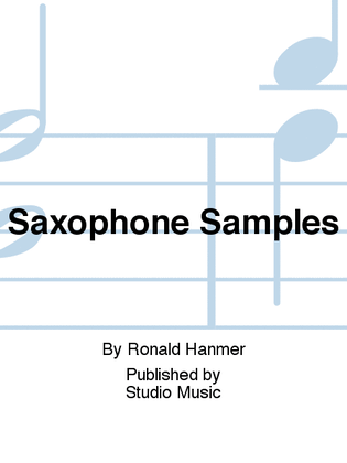 Saxophone Samples