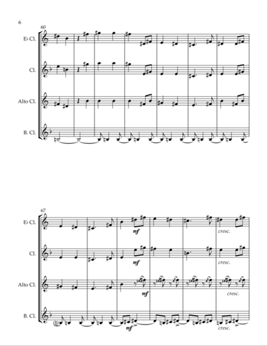 8 Russian Folksongs Dancing Chorus Choir scores gallery preview page 6