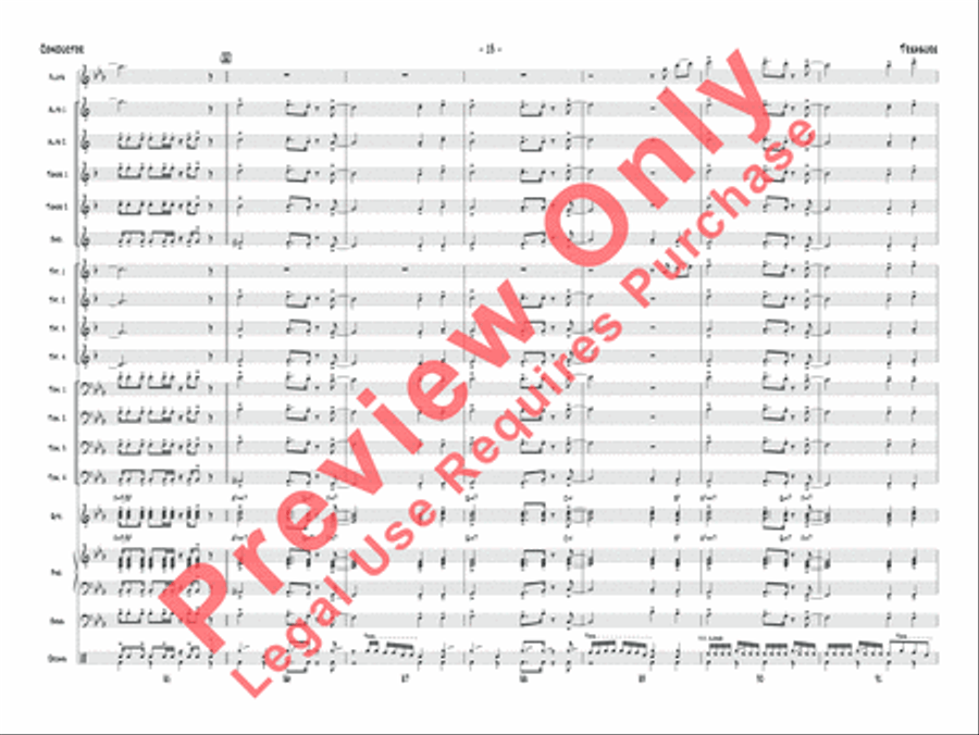 Treasure Jazz Ensemble scores gallery preview page 14