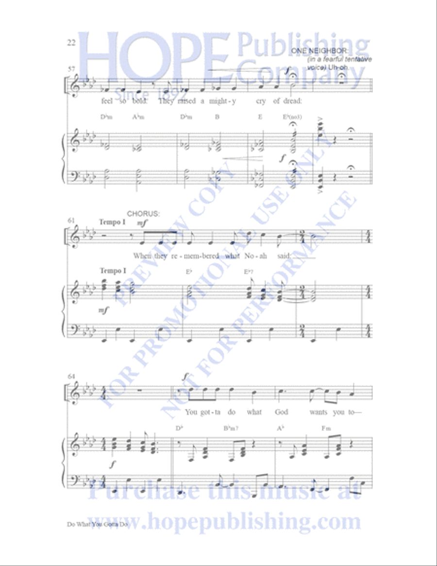 Sailor's Bible Sailor's Bible Children's Choir scores gallery preview page 23
