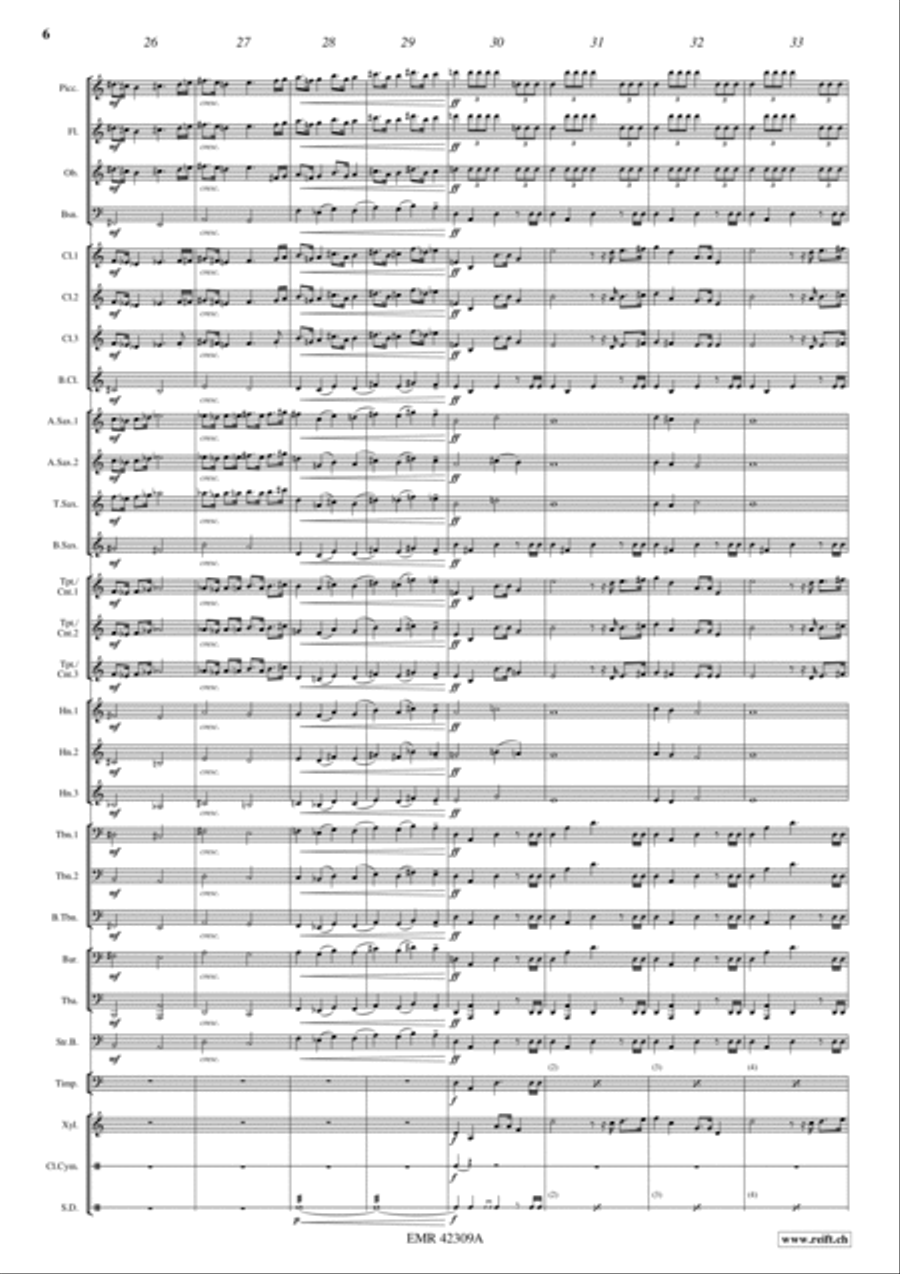 Knights Of The Round Table Concert Band scores gallery preview page 6