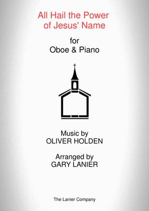 Book cover for ALL HAIL THE POWER OF JESUS' NAME (Oboe/Piano and Oboe Part)