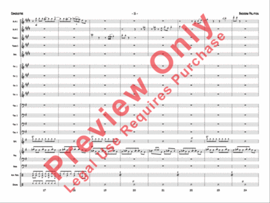 Backrow Politics Backrow Politics Jazz Ensemble scores gallery preview page 18