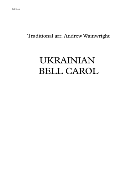 Ukrainian Bell Carol image number null