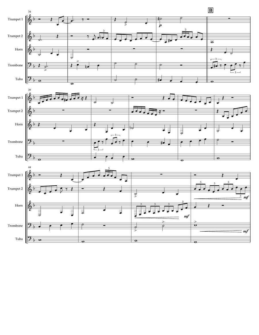 Brandenburg Gate Horn scores gallery preview page 3