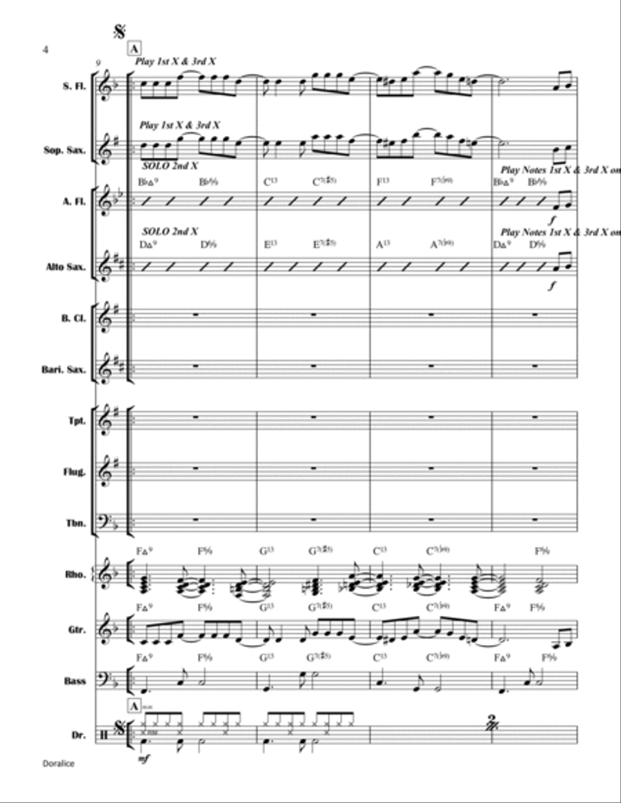 Doralice Jazz Ensemble scores gallery preview page 4