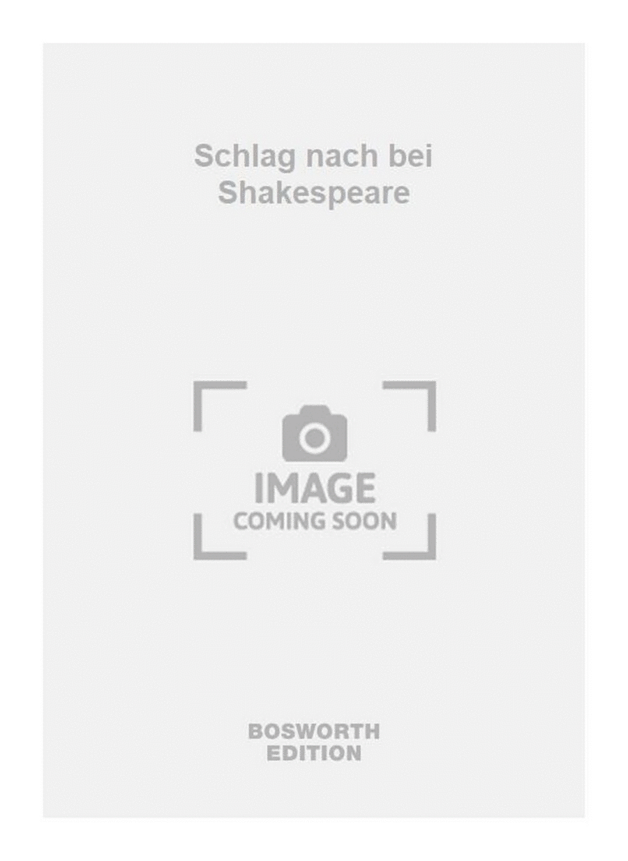 Schlag nach bei Shakespeare Men's Choir scores gallery preview page 1
