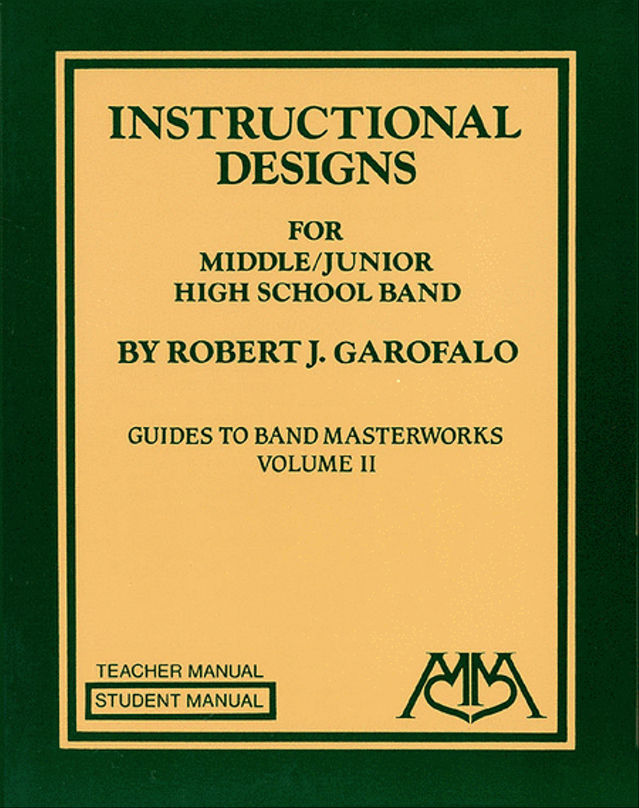 Instructional Designs for Middle/Junior High School Bands School and Community scores gallery preview page 1