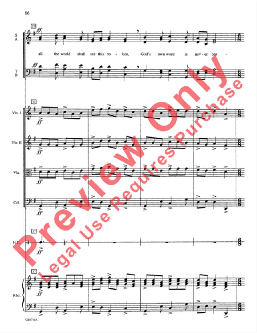 A Festival of Lessons and Carols Choir scores gallery preview page 67