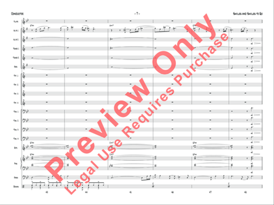Smiles and Smiles to Go Jazz Ensemble scores gallery preview page 8