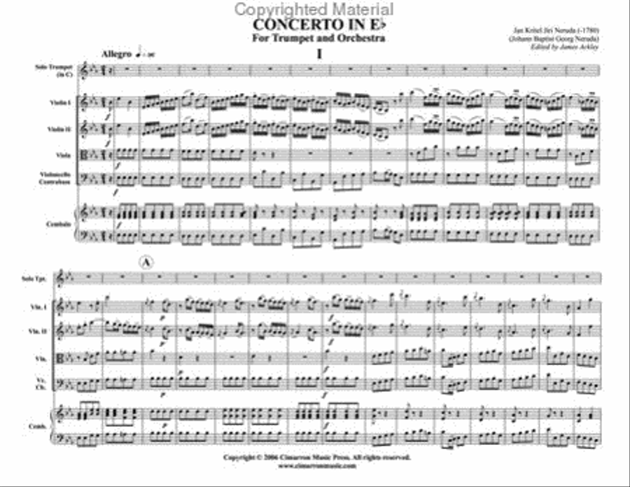 Concerto in Eb Chamber Orchestra scores gallery preview page 2