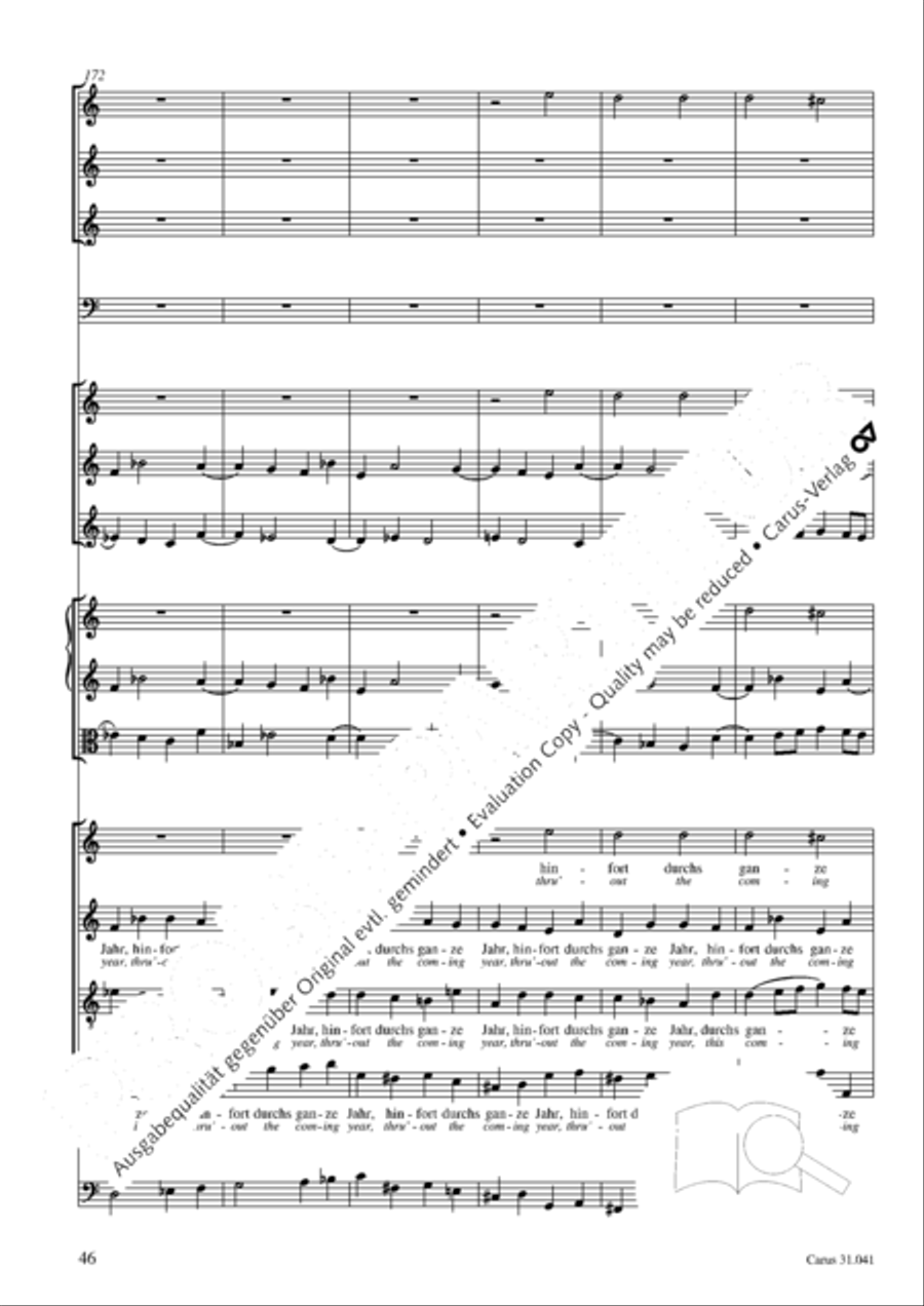 O Lord, we come to praise thee 4-Part scores gallery preview page 47