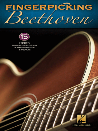 Book cover for Fingerpicking Beethoven