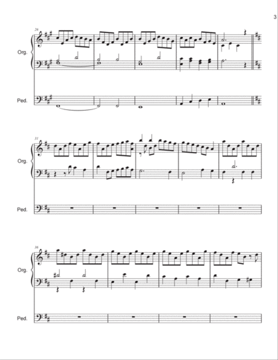 Gloria in Excess for organ by Mark Andersen Organ Solo scores gallery preview page 4
