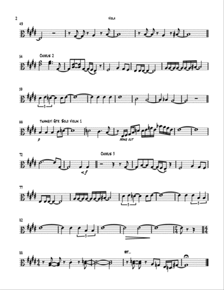 Change The World String Quartet scores gallery preview page 6