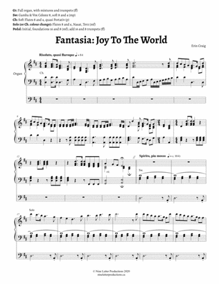Book cover for Fantasia: Joy To The World