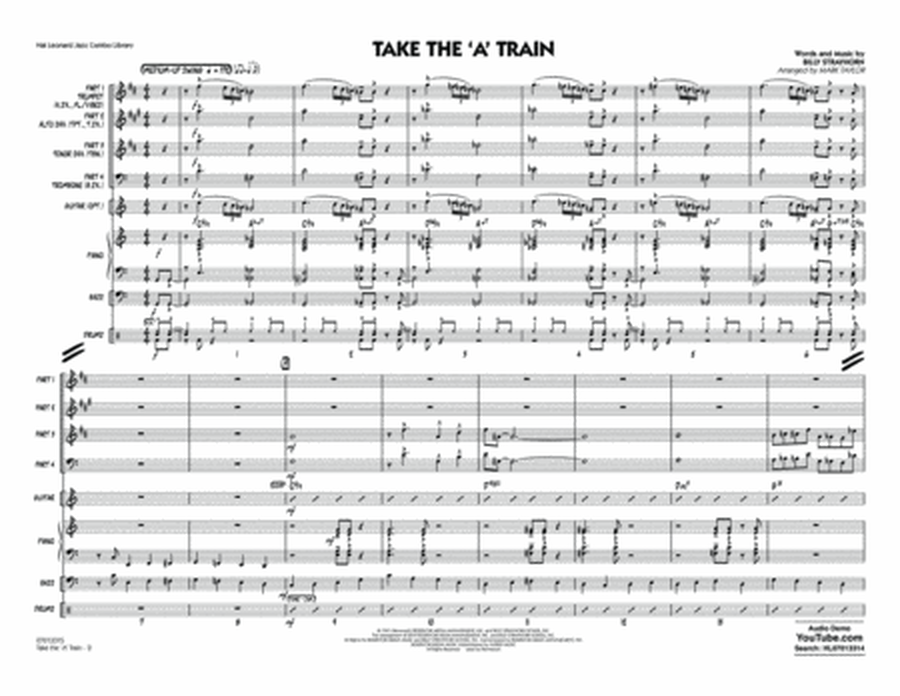 Take The 'A' Train (arr. Mark Taylor) - Conductor Score (Full Score)