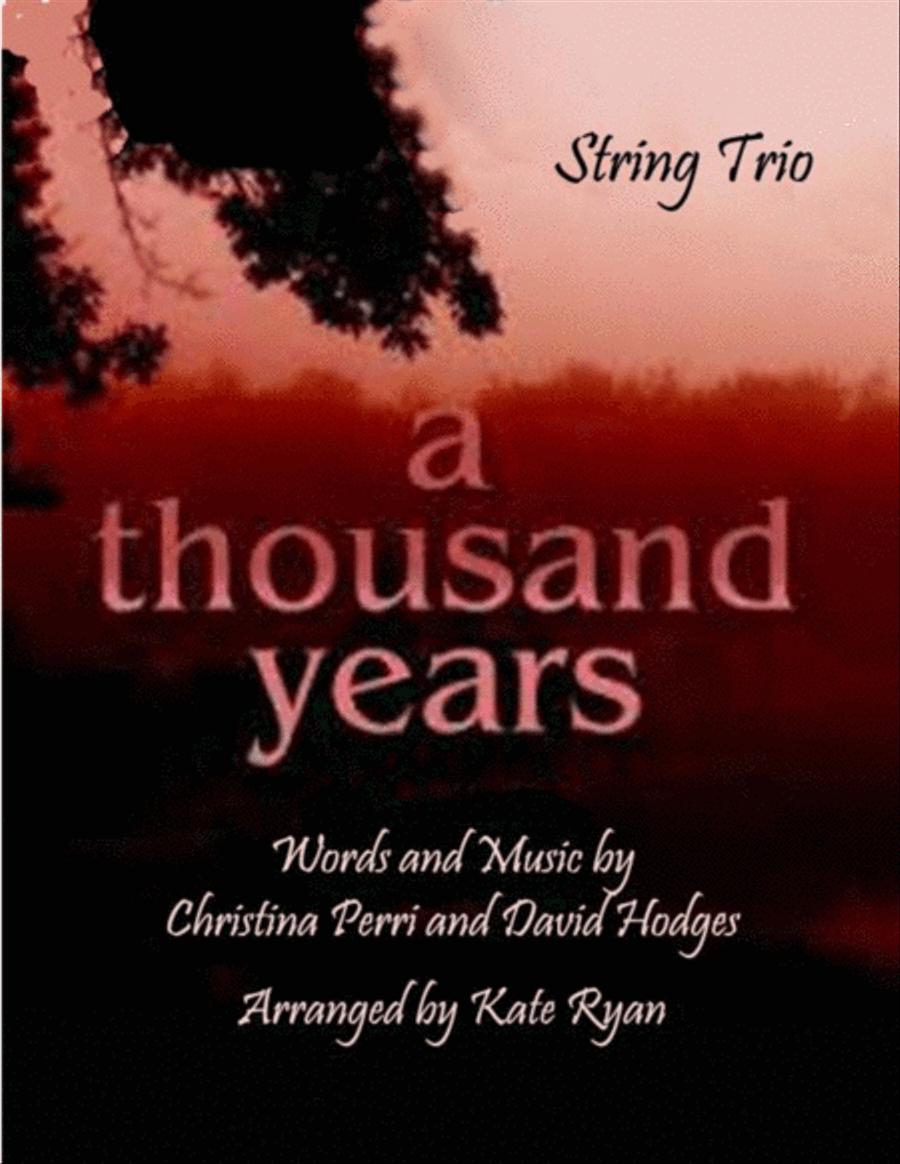 A Thousand Years String Trio scores gallery preview page 1