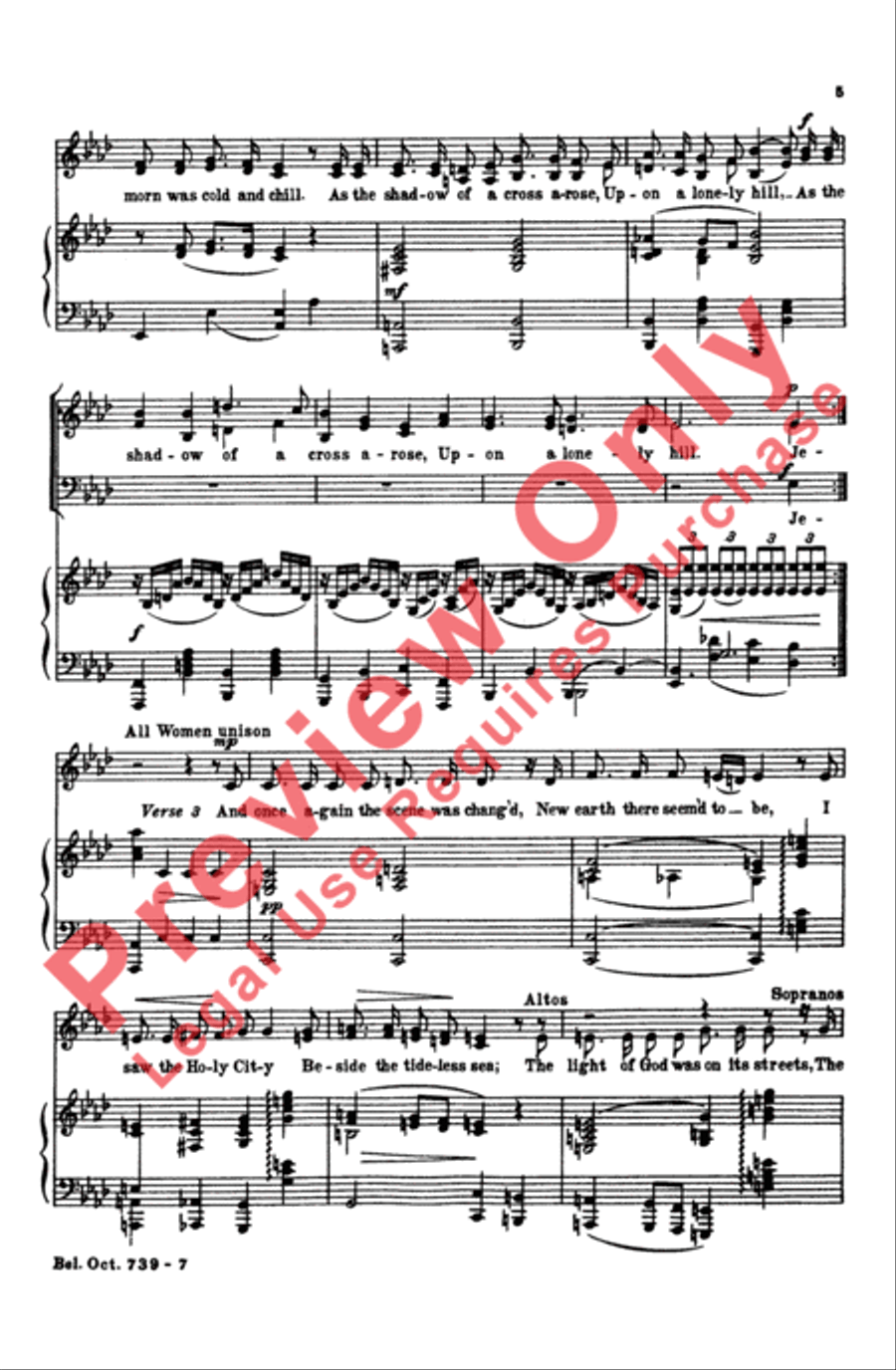 Holy City 3-Part scores gallery preview page 5