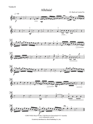 Alleluia!: 2nd Violin