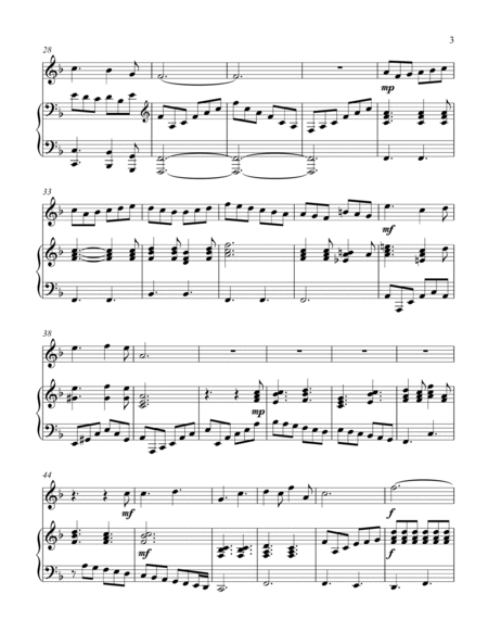 A Holy, Silent Night (treble C instrument solo) image number null