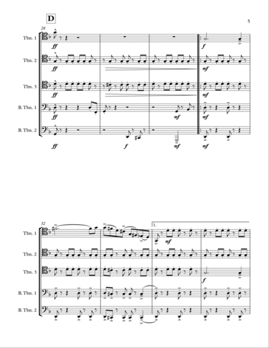 Misterioso Misterioso Trombone Solo scores gallery preview page 5