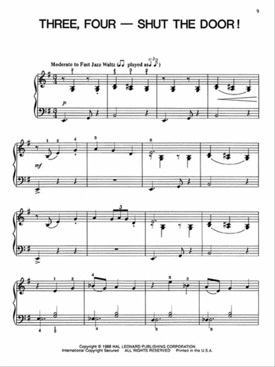 Jazz Fest Jazz Fest Piano Method scores gallery preview page 6
